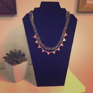 Braided and triangle necklaces